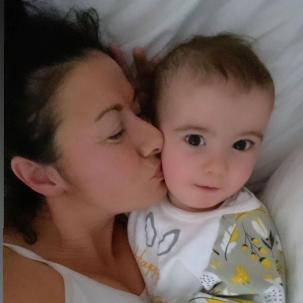 Hayley Tamaddon und ihr Sohn Jasper