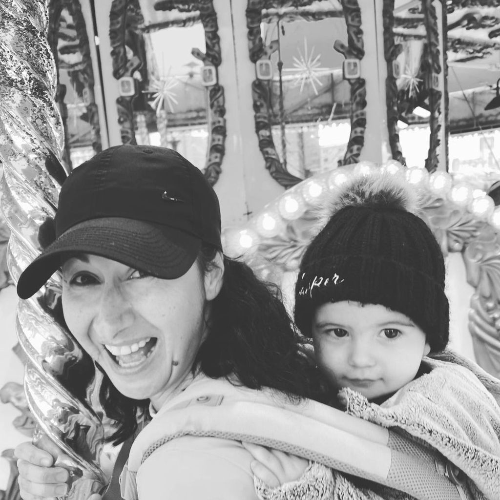 Hayley Tamaddon und ihr Sohn Jasper