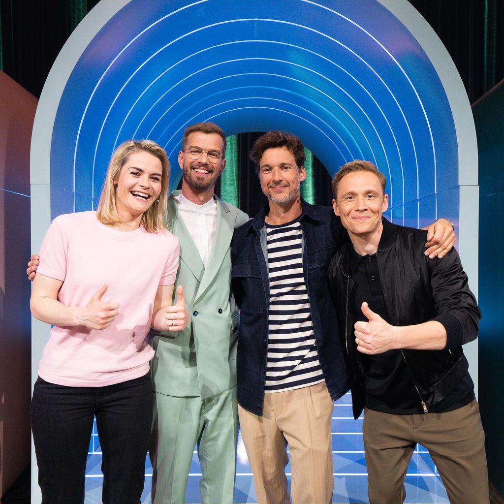 Hazel Brugger, Joko Winterscheidt, Florian David Fitz und Matthias Schweighöfer, 2023