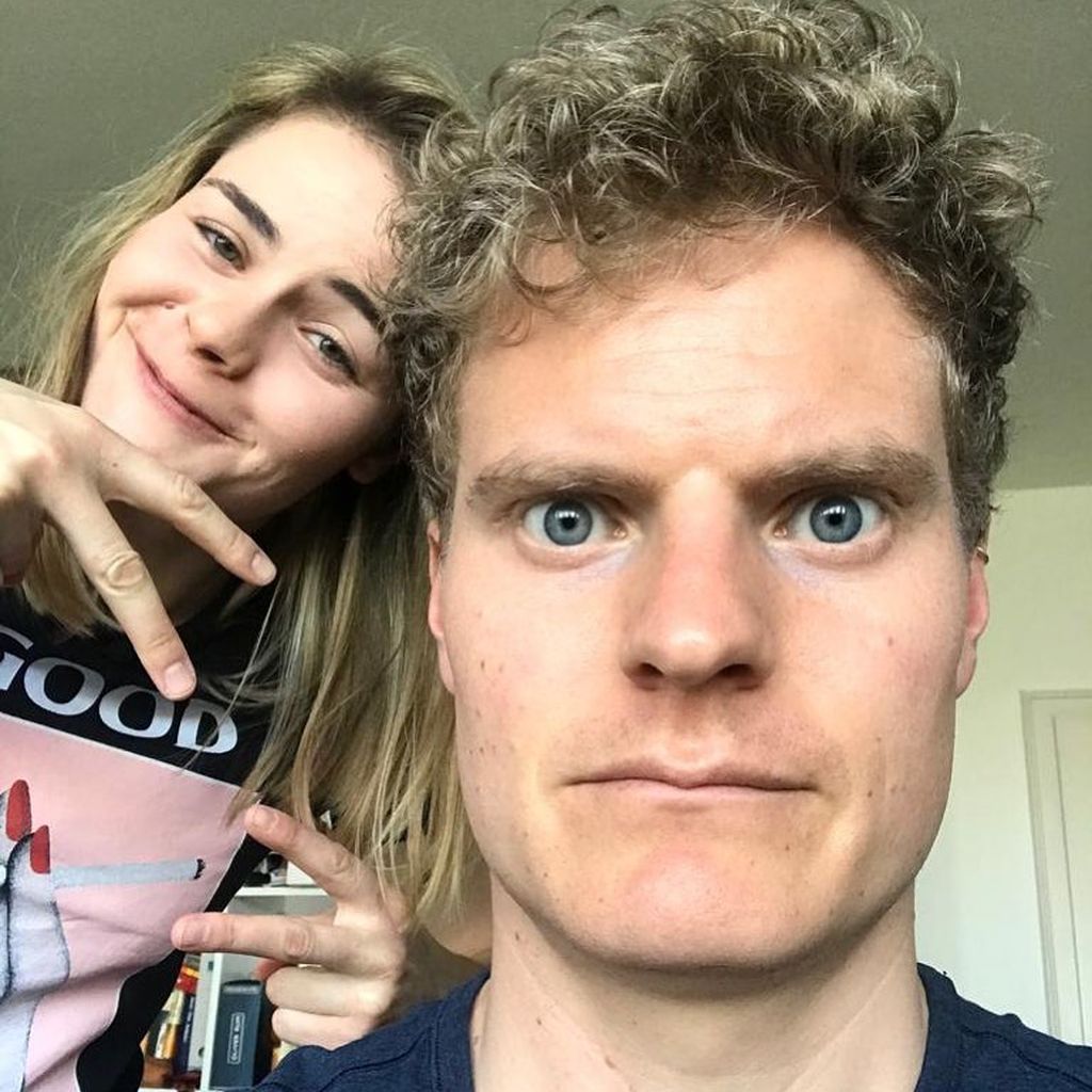 Hazel Brugger und ihr Mann Thomas Spitzer im April 2020