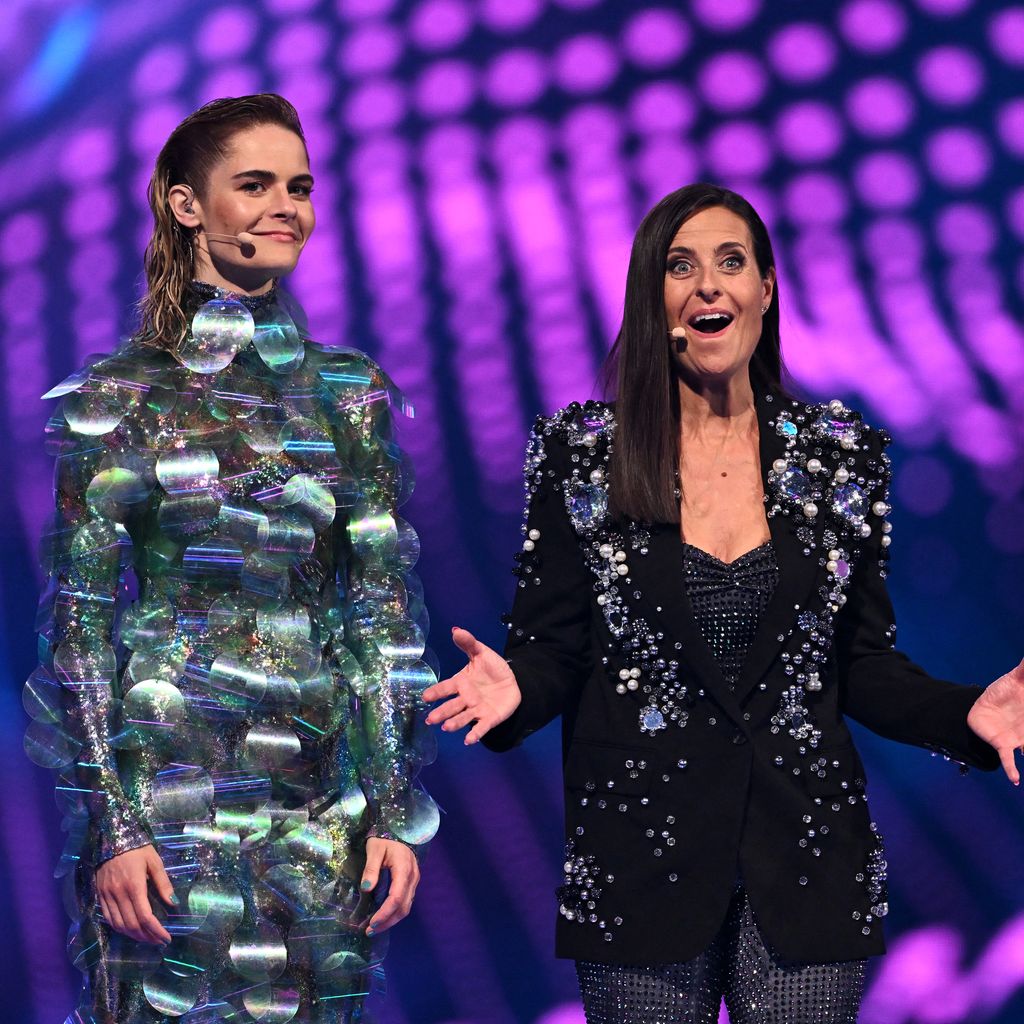 Hazel Brugger und Sandra Studer beim ESC-Halbfinale 2025