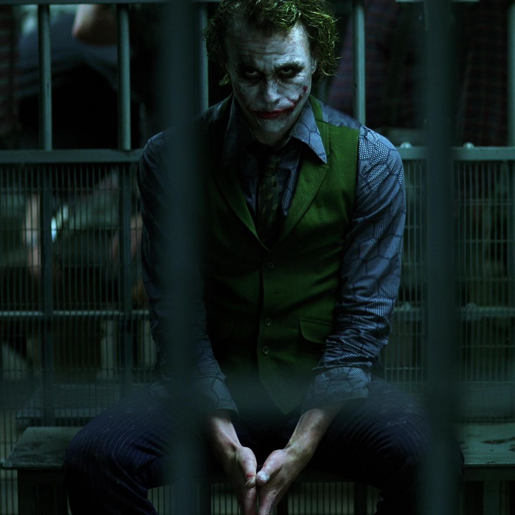 Heath Ledger als der Joker in "The Dark Knight"