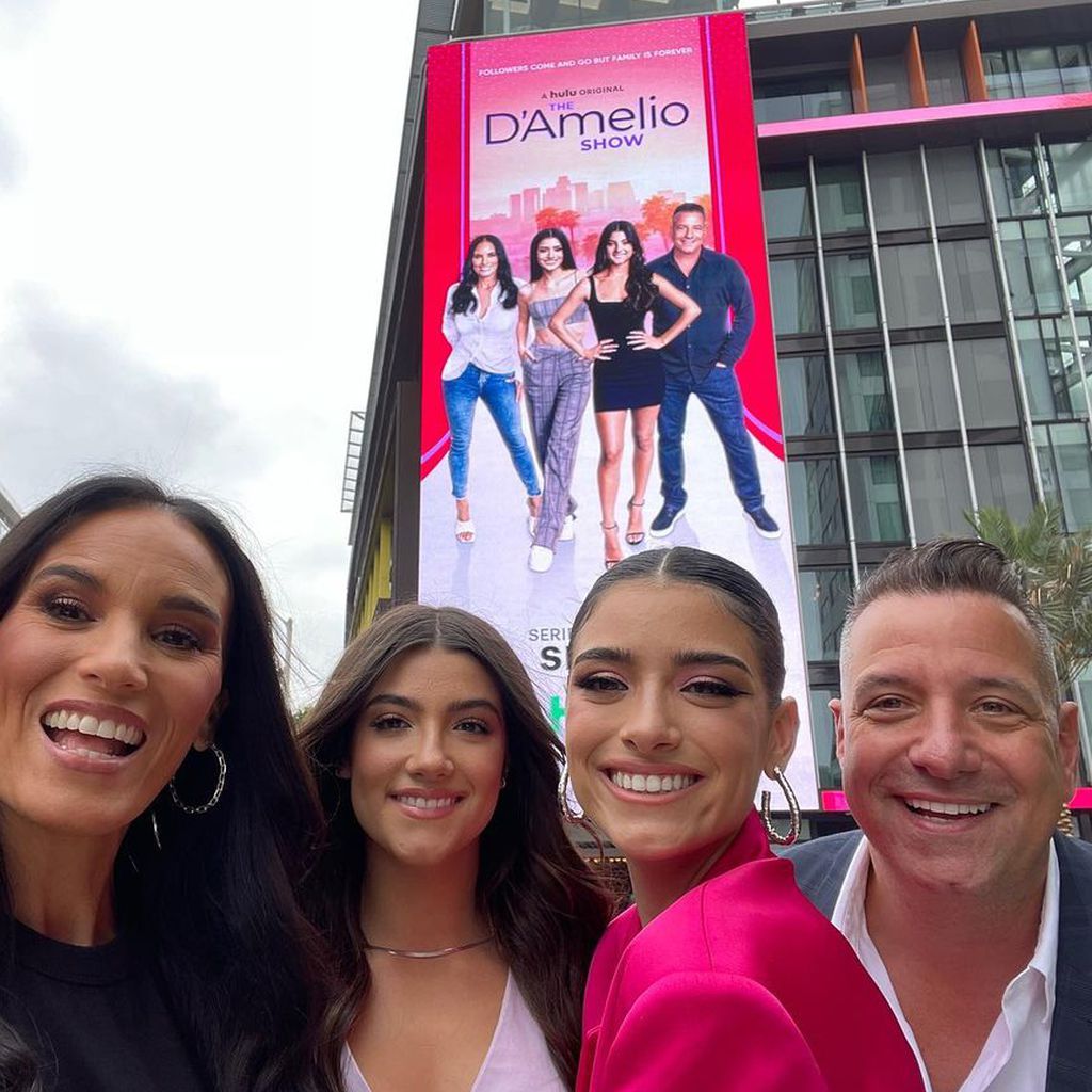 Heidi, Charli, Dixie und Marc D'Amelio in New York