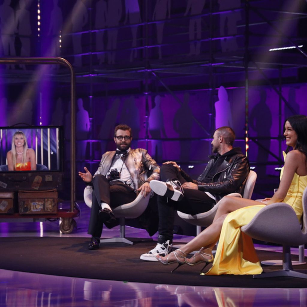 Heidi Klum, Christian Anwander, Philipp Plein und Rebecca Mir beim "Germany's next Topmodel"-Finale
