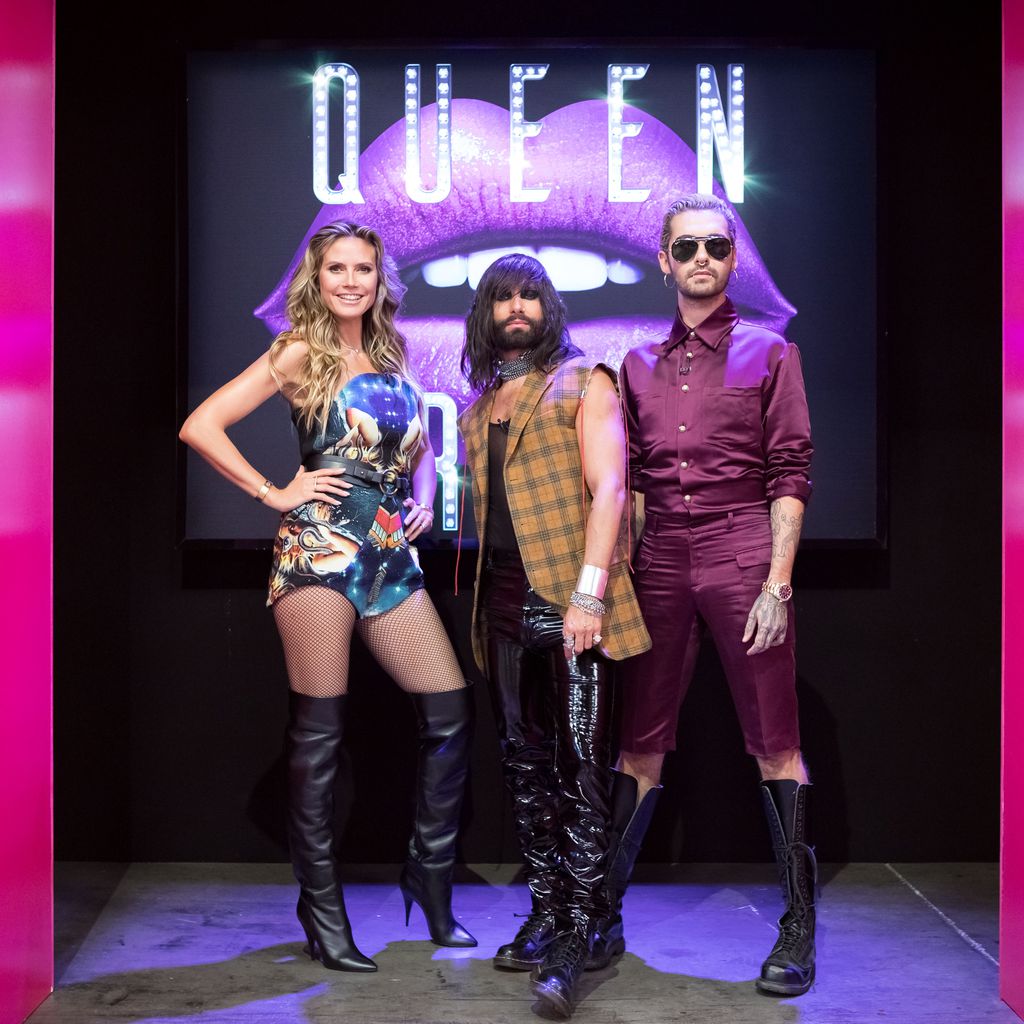 Heidi Klum, Conchita Wurst und Bill Kaulitz bei "Queen of Drags"