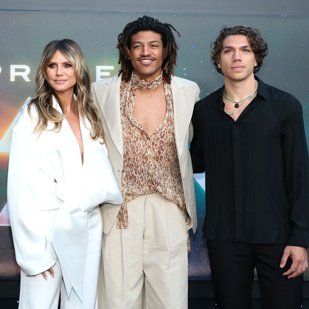 Heidi Klum, Henry Samuel und Elias Becker bei der New Yorker Premiere von "Project Hail Mary" im Lincoln Center