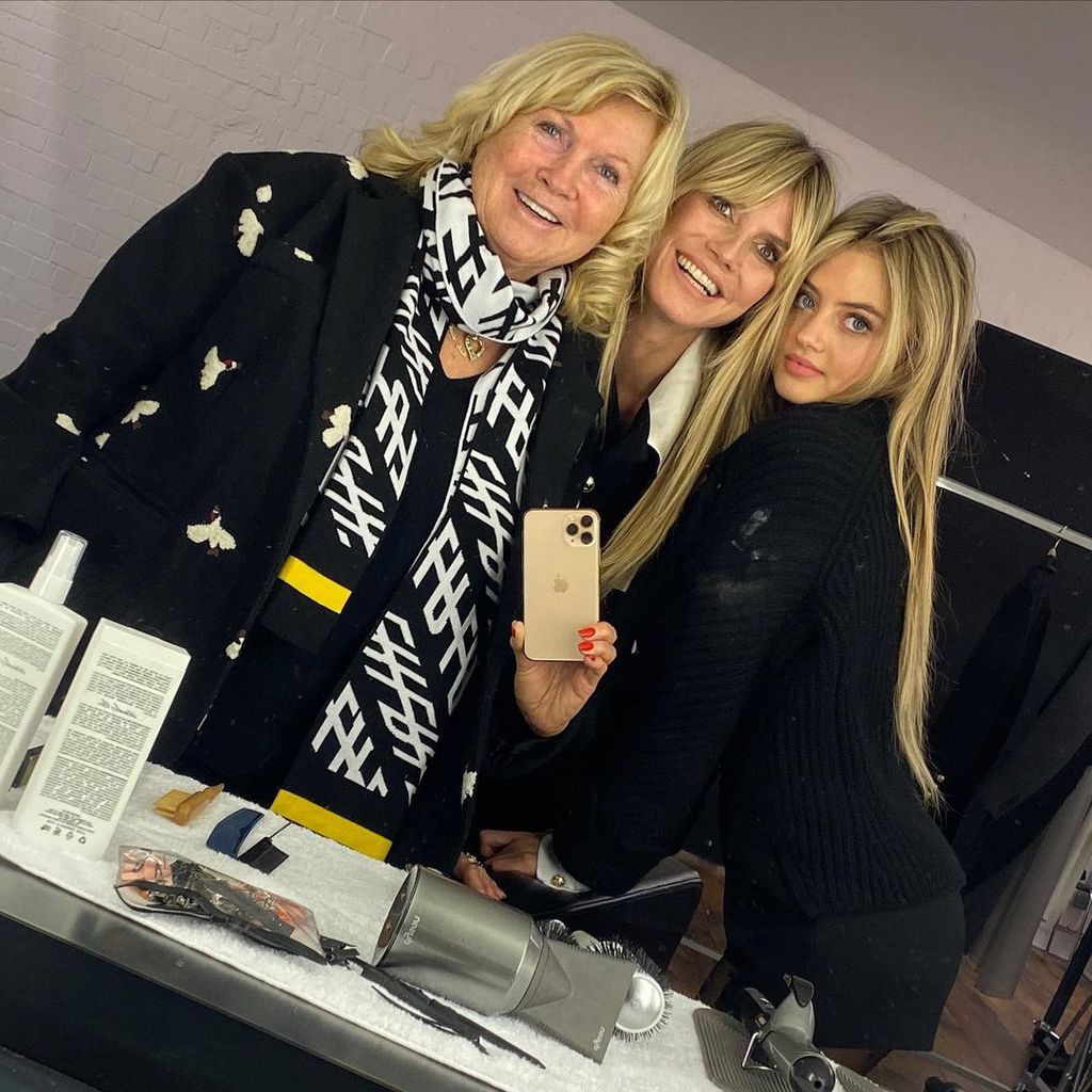 Erna Klum, Heidi Klum und ihre Tochter Leni im Dezember 2020