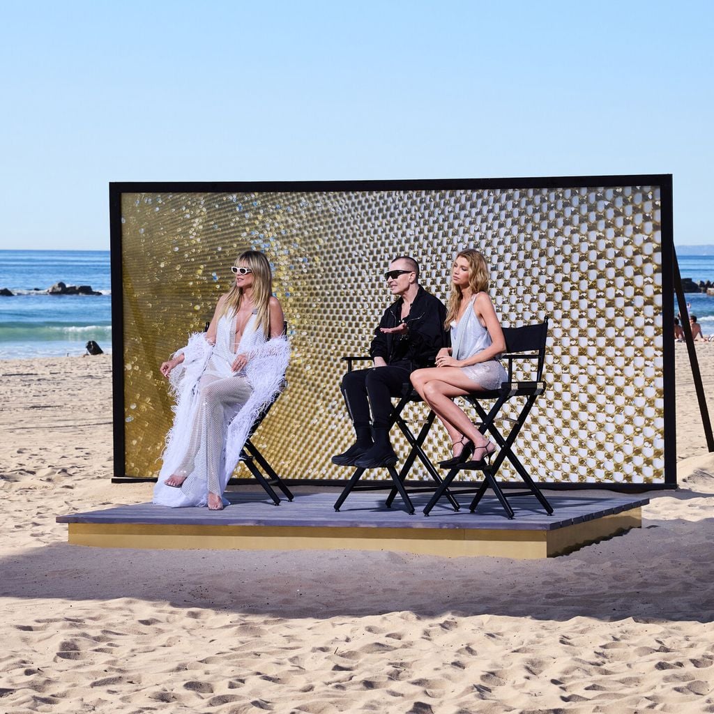 Heidi Klum, Julien Macdonald und Stella Maxwell bei GNTM