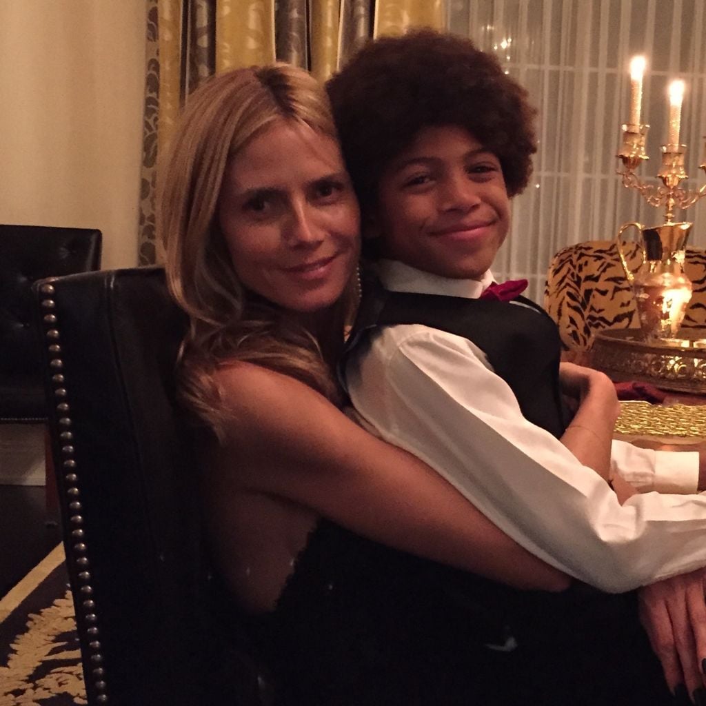 Heidi Klum mit ihrem Sohn Henry Samuel