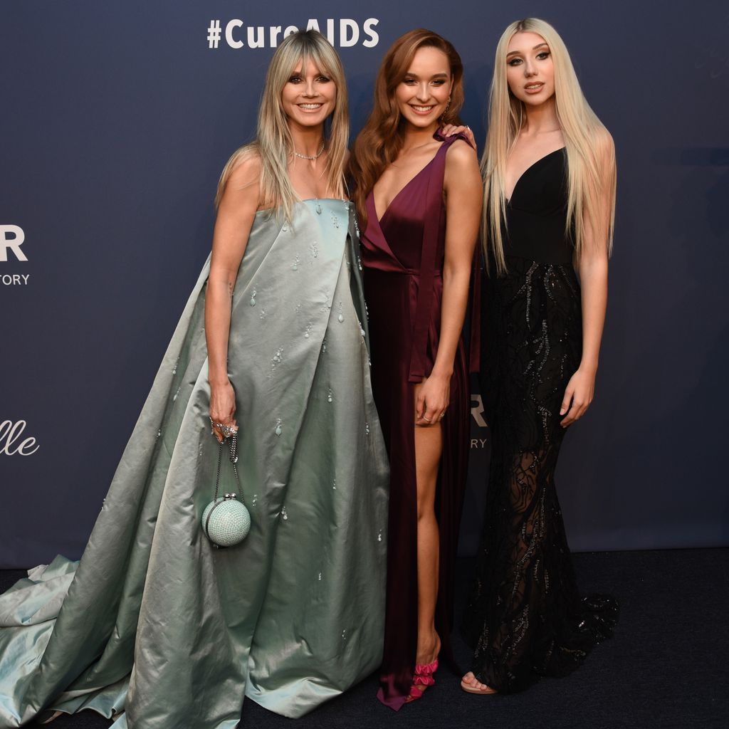 Heidi Klum mit ihren GNTM-Kandidatinnen Jacky und Tamara