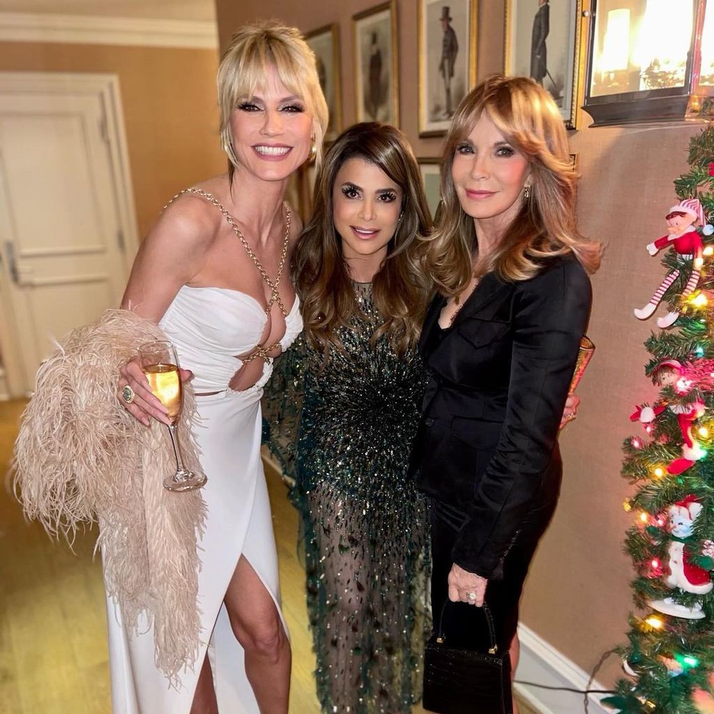 Heidi Klum, Paula Abdul und Jaclyn Smith an Weihnachten 2022