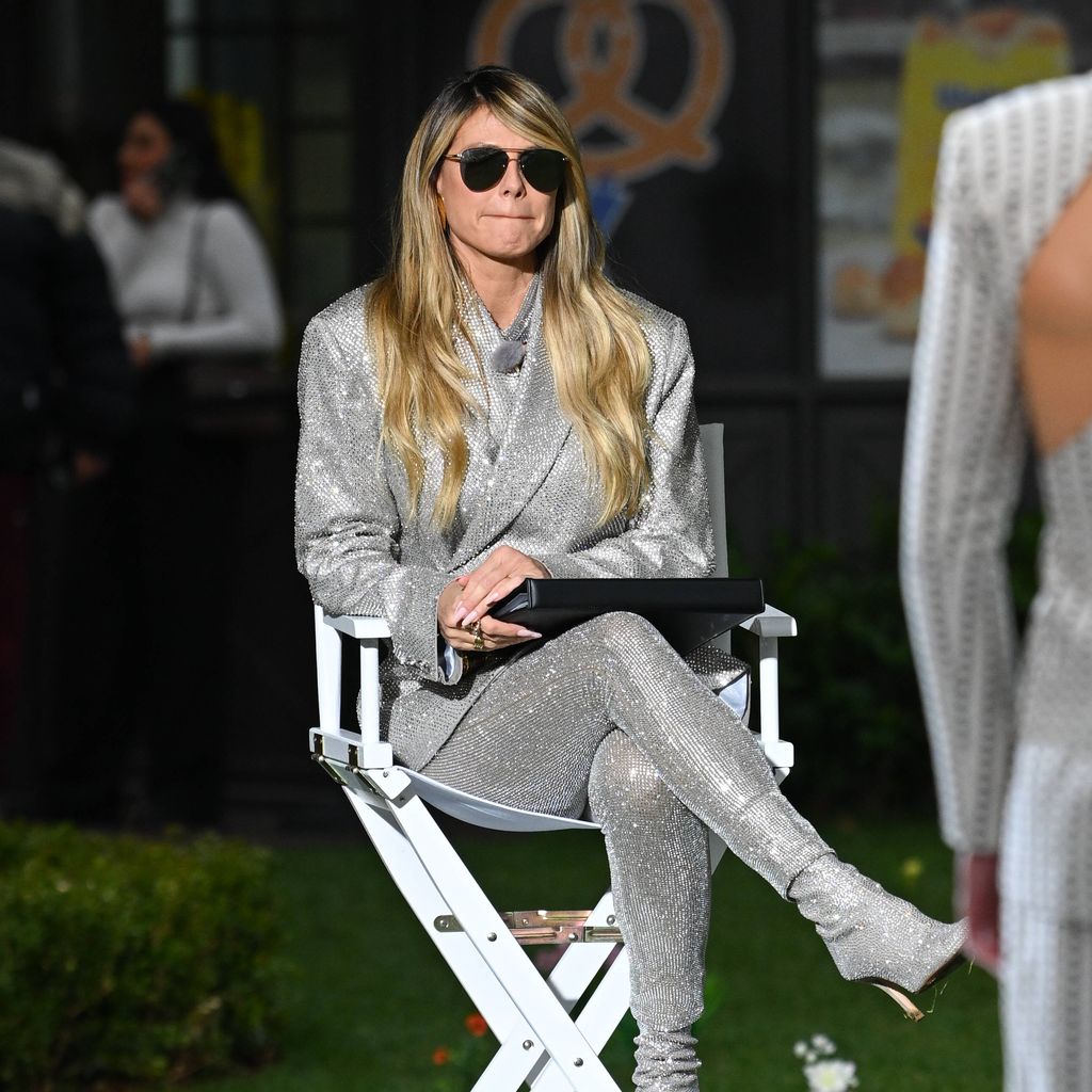 Heidi Klum am Set von "Germany’s Next Topmodel" in Los Angeles, 14. März 2025