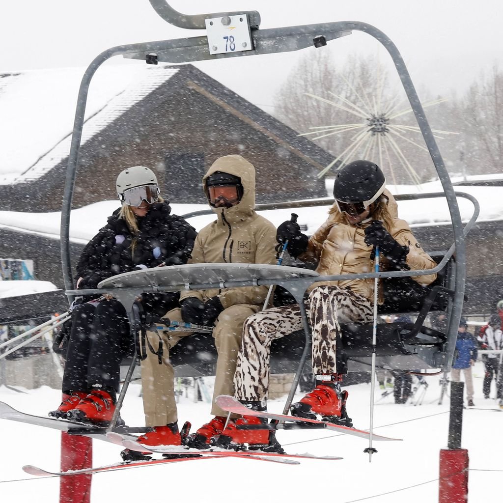 Heidi Klum, Tom Kaulitz und Bill Kaulitz in Aspen, Dezember 2024