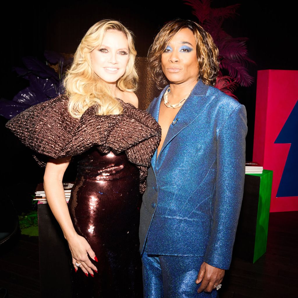 Heidi Klum und Billy Porter bei GNTM