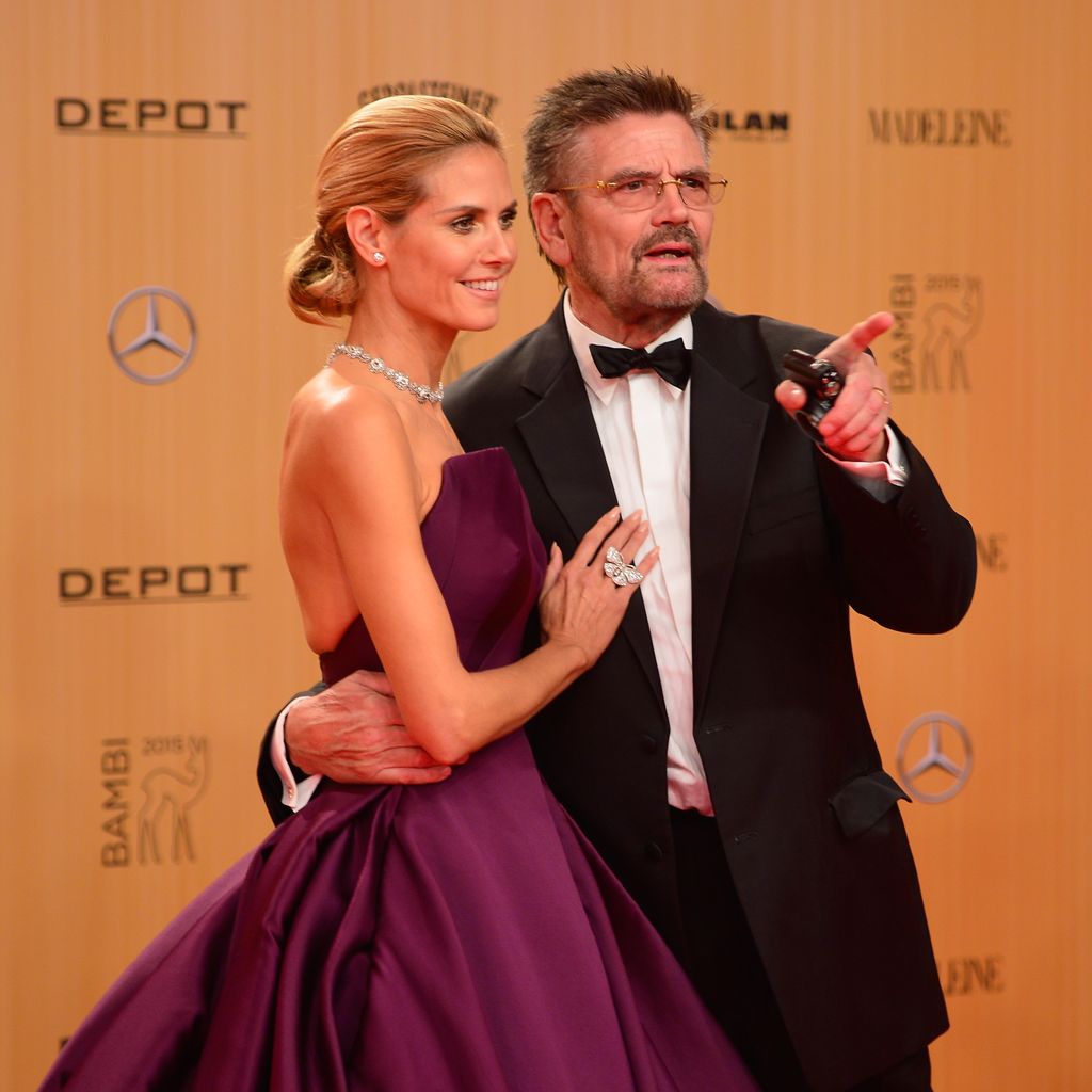 Heidi Klum mit ihrem Vater Günther Klum im November 2015