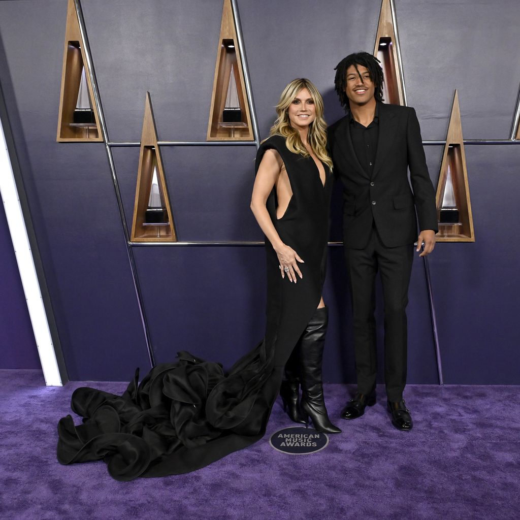 Heidi Klum und Sohn Henry bei den AMAs 2025