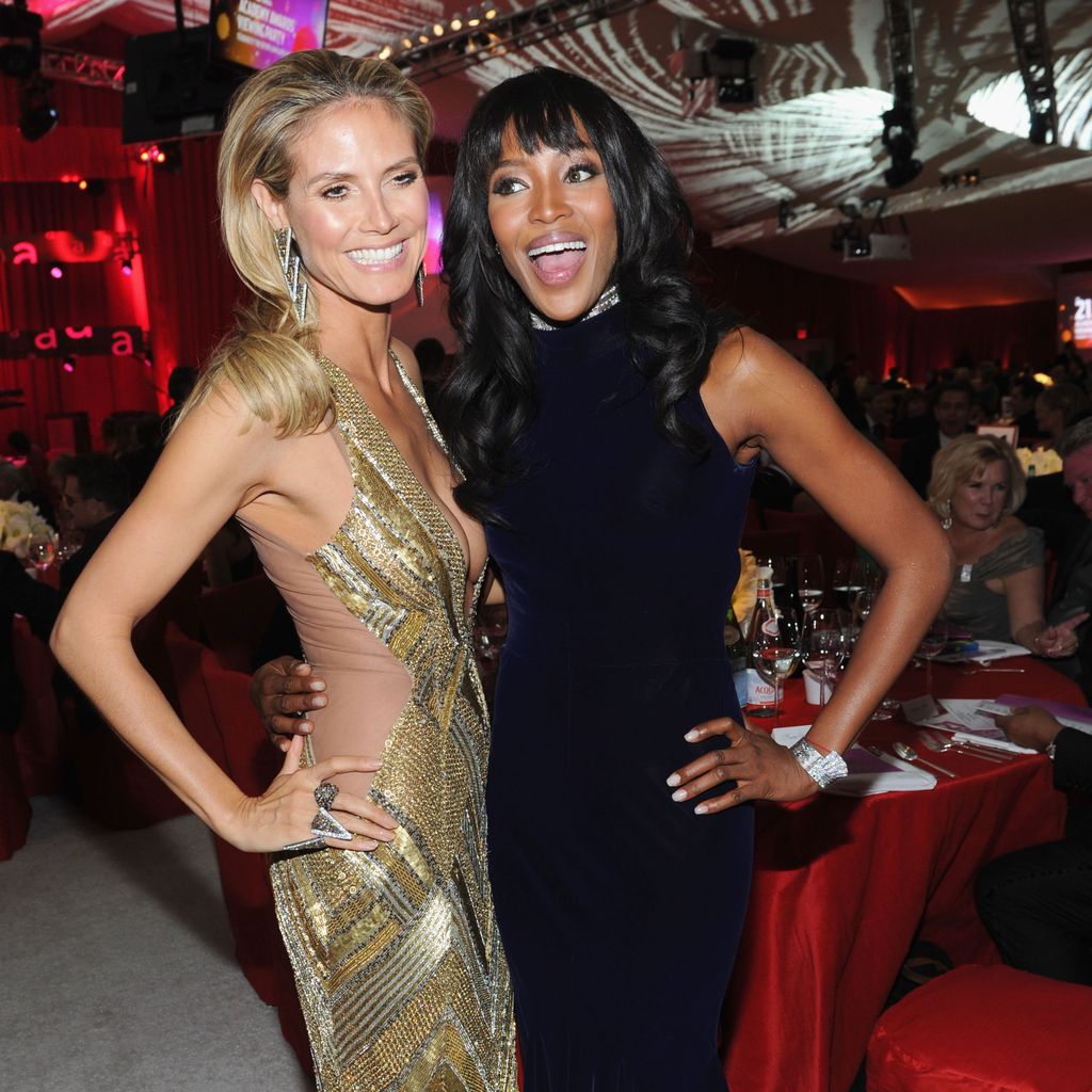 Heidi Klum und Naomi Campbell, Februar 2013