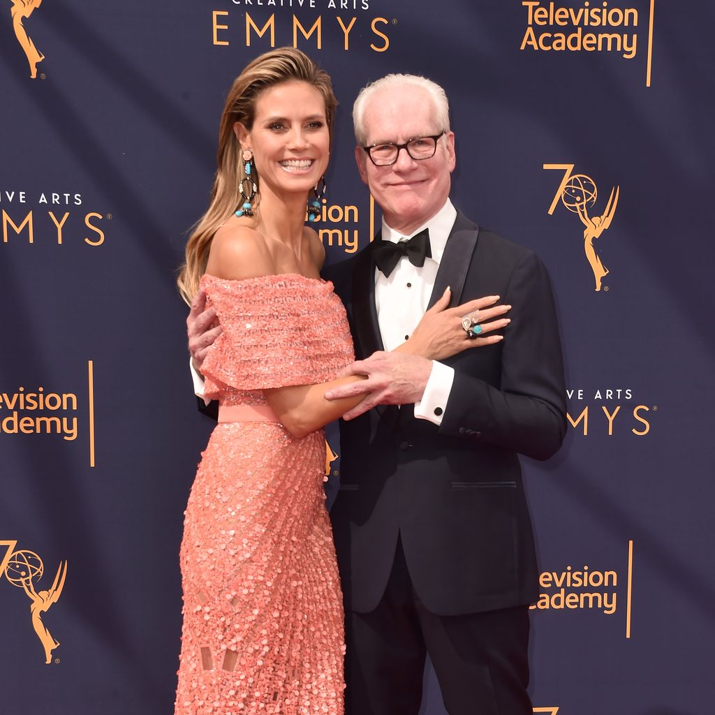 Heidi Klum und Tim Gunn bei den Creative Arts Emmys 2018