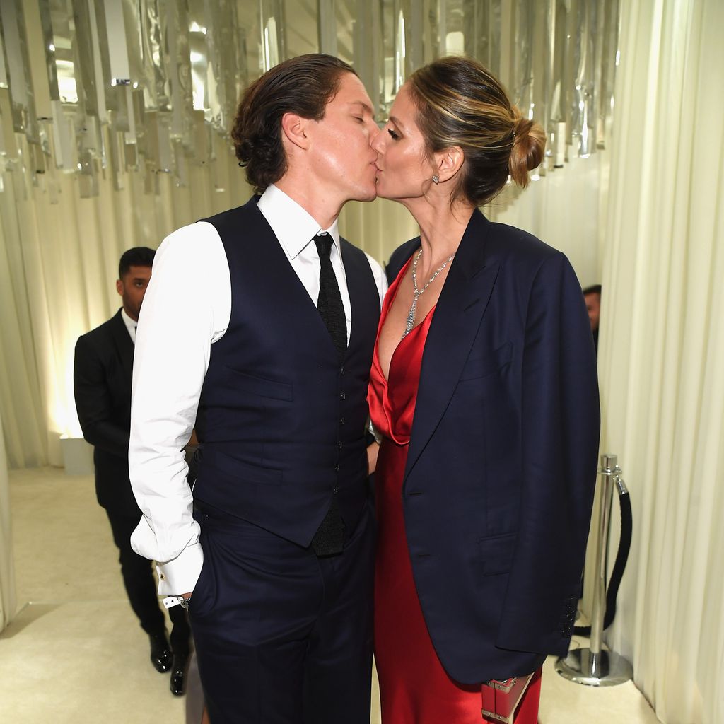 Model Heidi Klum und Kunsthändler Vito Schnabel auf der Vanity Fair Oscar Party 2017