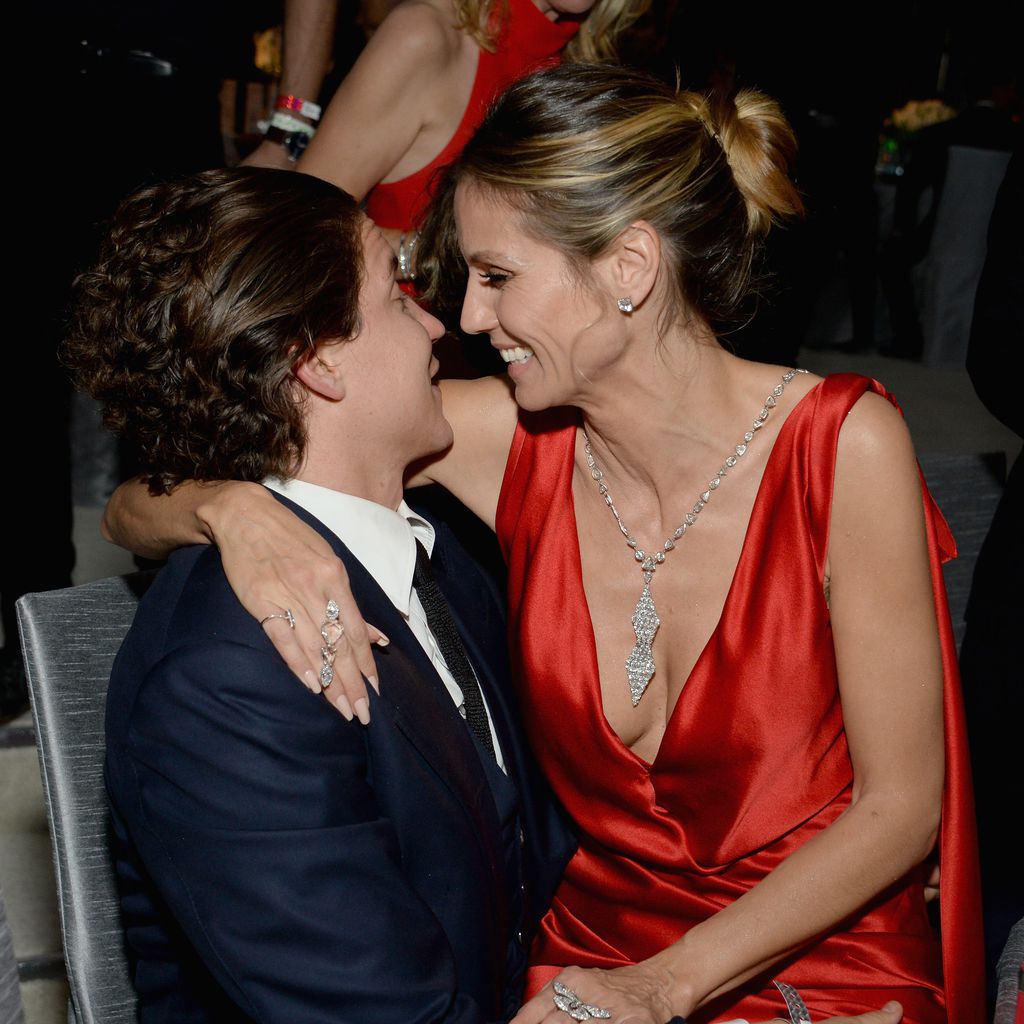 Model Heidi Klum und Vito Schnabel im Rahmen der Oscars 2017