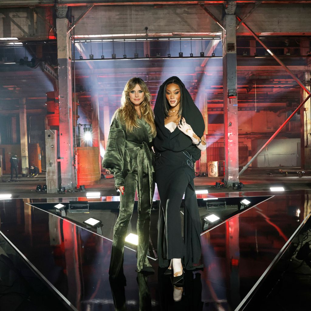 Heidi Klum und Winnie Harlow bei "Germany's Next Supermodel"