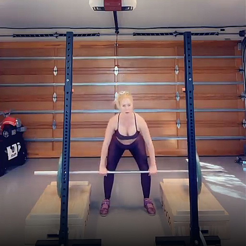 Heidi Montag beim Training