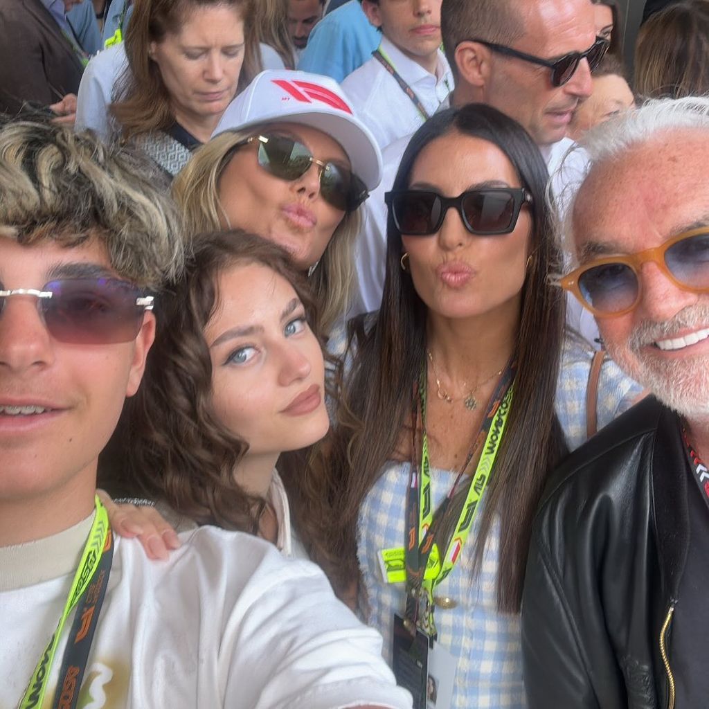 Heidi Klum und Leni mit Flavio Briatore und seiner Familie, 2024
