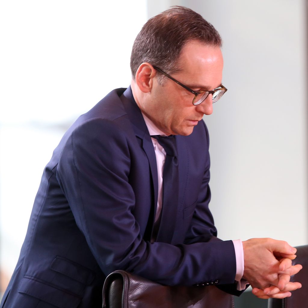 Heiko Maas bei einer Kabinettssitzung 2015
