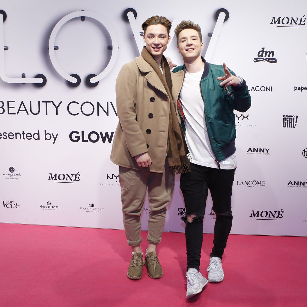 Heiko und Roman Lochmann (v.l.) auf der "Glow" in Berlin