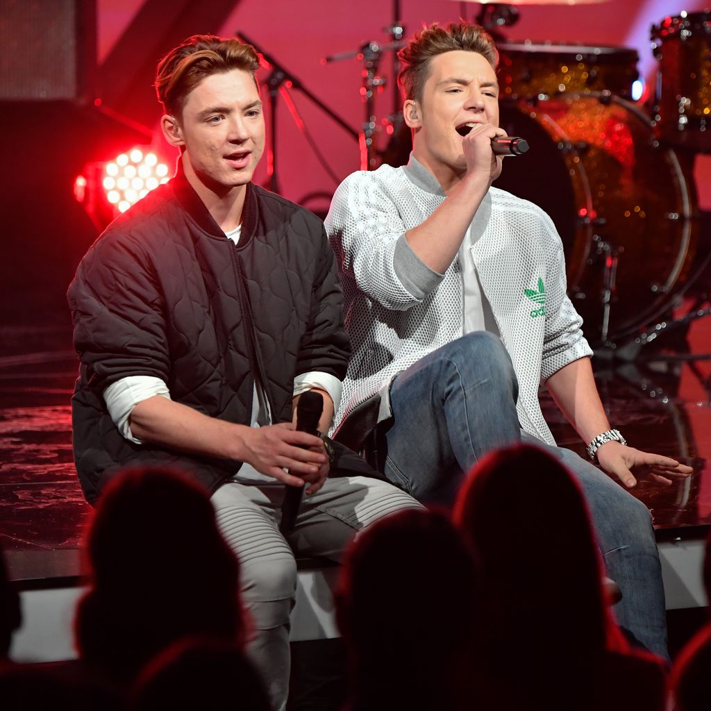 Heiko und Roman Lochmann bei einem Auftritt in Berlin 2016
