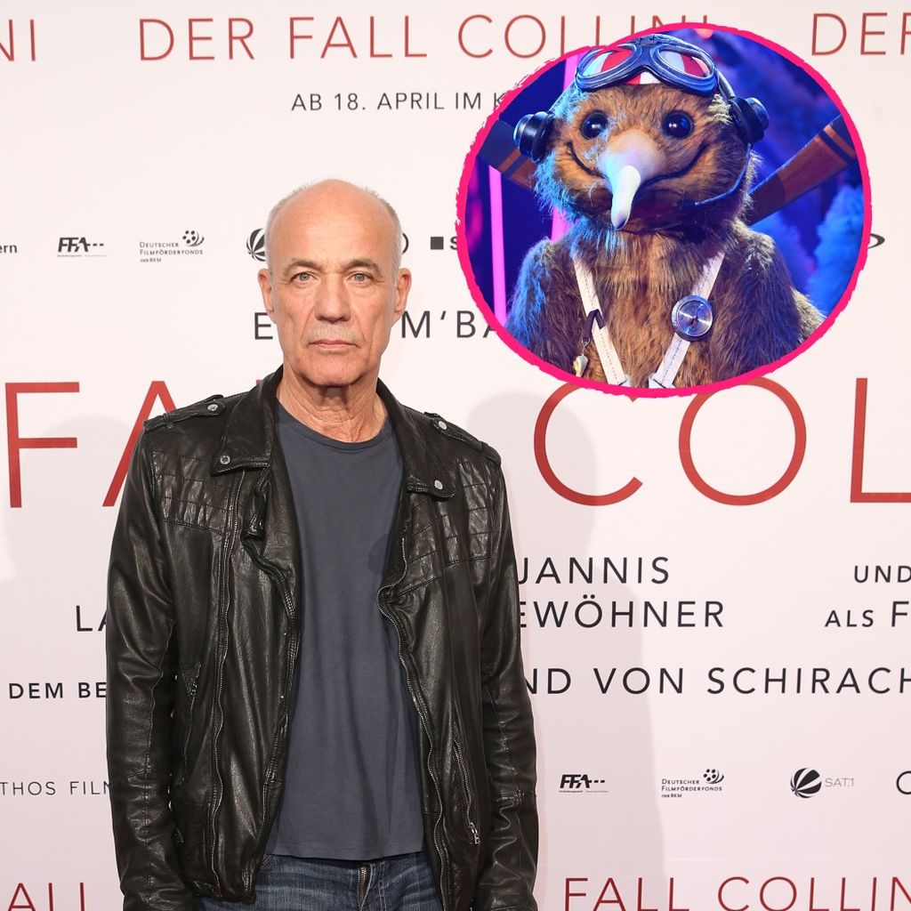 Heiner Lauterbach und der "The Masked Singer"-Kiwi