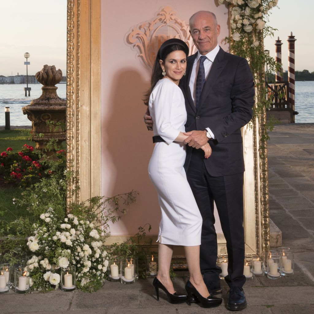 Heiner Lauterbach und seine Frau Viktoria bei der Hochzeit von Barbara Meier und Klemens Hallmann