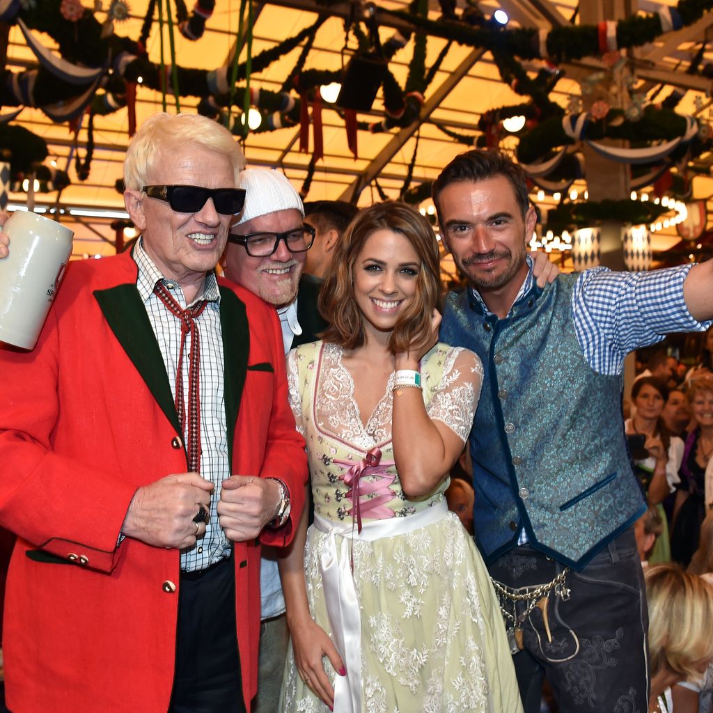 Heino, DJ Ötzi, Vanessa Mai und Florian Silbereisen beim Oktoberfest 2016