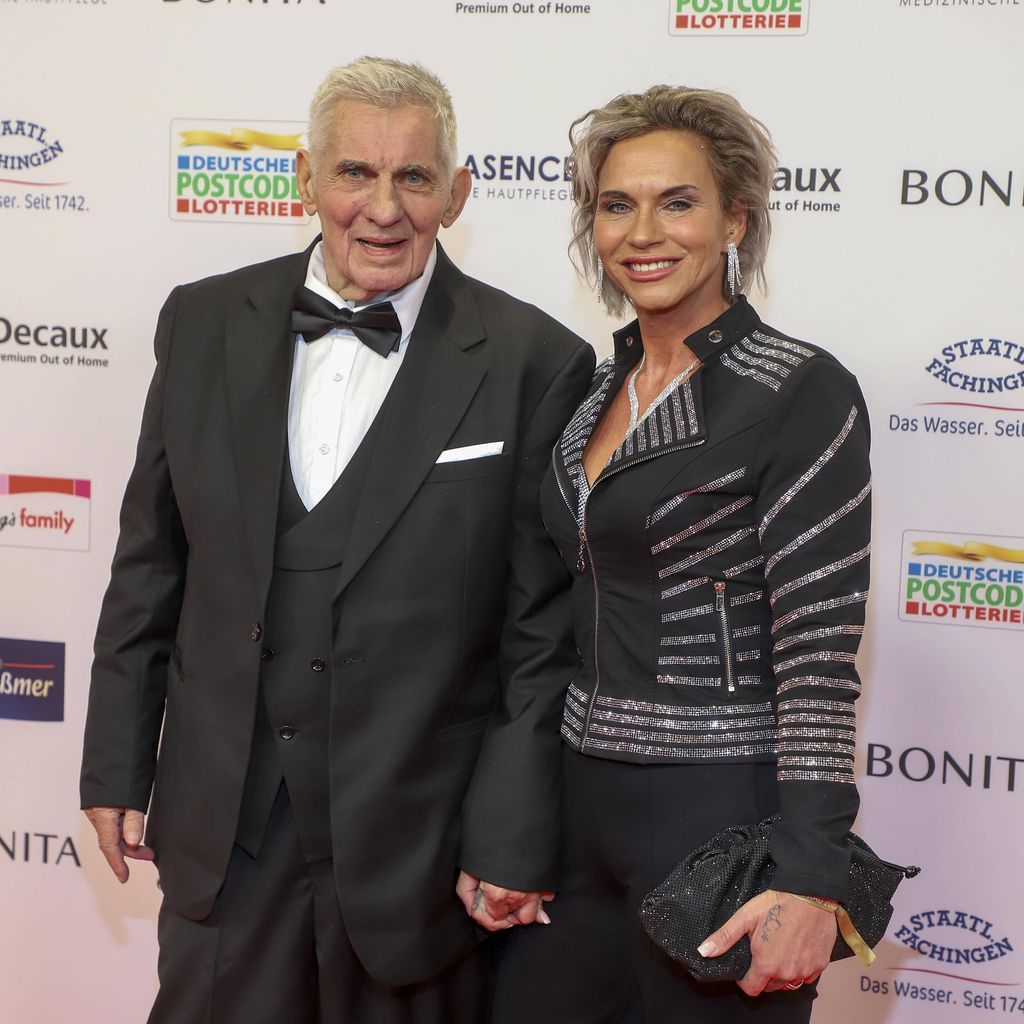 Heinz Hoenig und Annika Kärsten-Hoenig bei der Verleihung der Goldenen Bild der Frau 2025 im Theater im Hafen, Hamburg