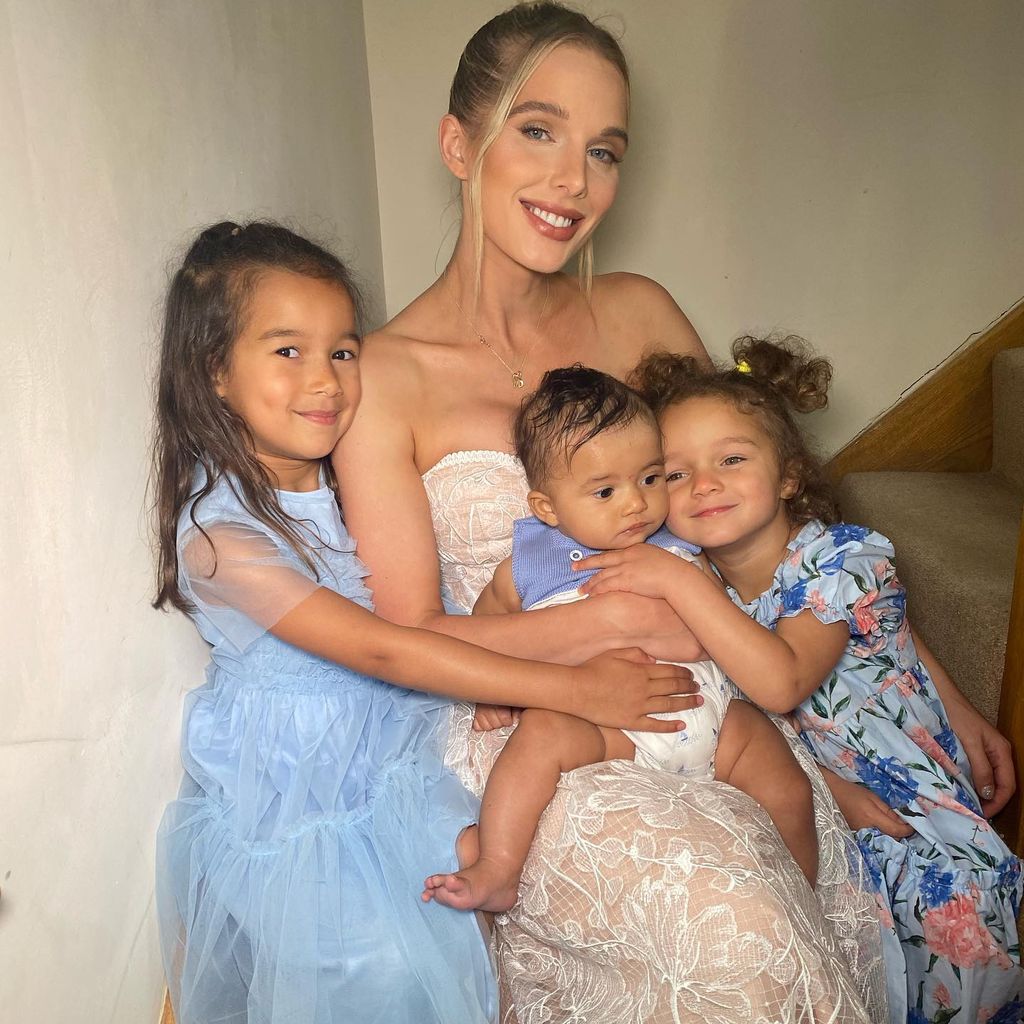 Helen Flanagan mit ihren Kindern im August 2021