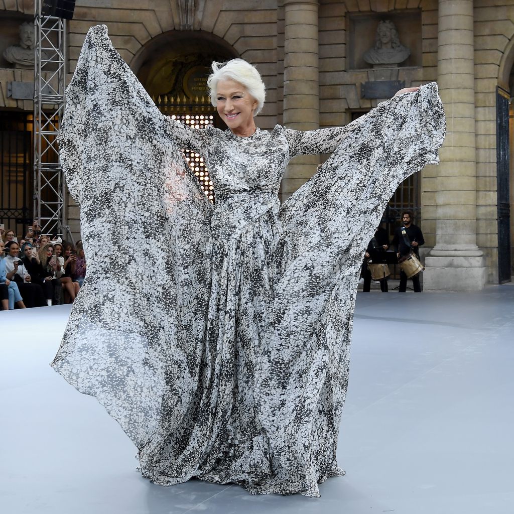 Helen Mirren, Paris Fashion Week 2019