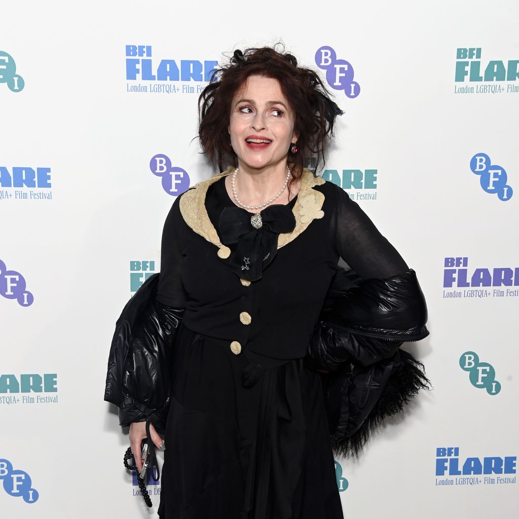 Helena Bonham Carter bei der Vorführung von "Merchant Ivory" im Rahmen des BFI Flare 2024 am BFI Southbank in London