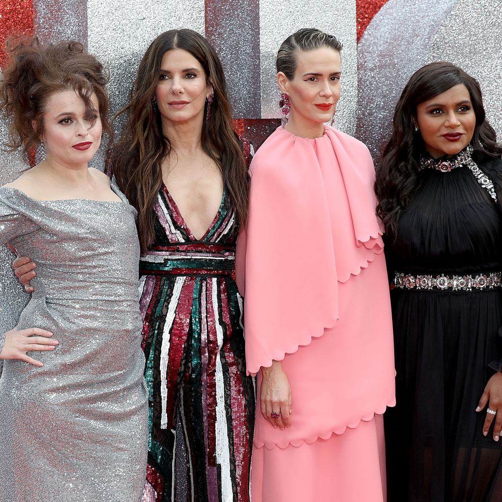 Helena Bonham Carter, Sandra Bullock, Sarah Paulson und Mindy Kaling auf der "Ocean's 8"-UK-Premiere