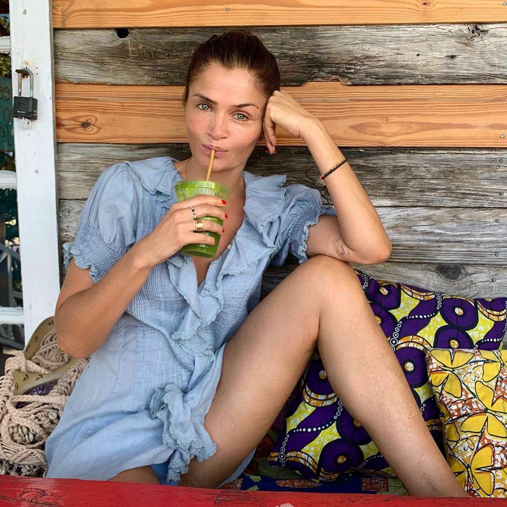Helena Christensen im Januar 2020