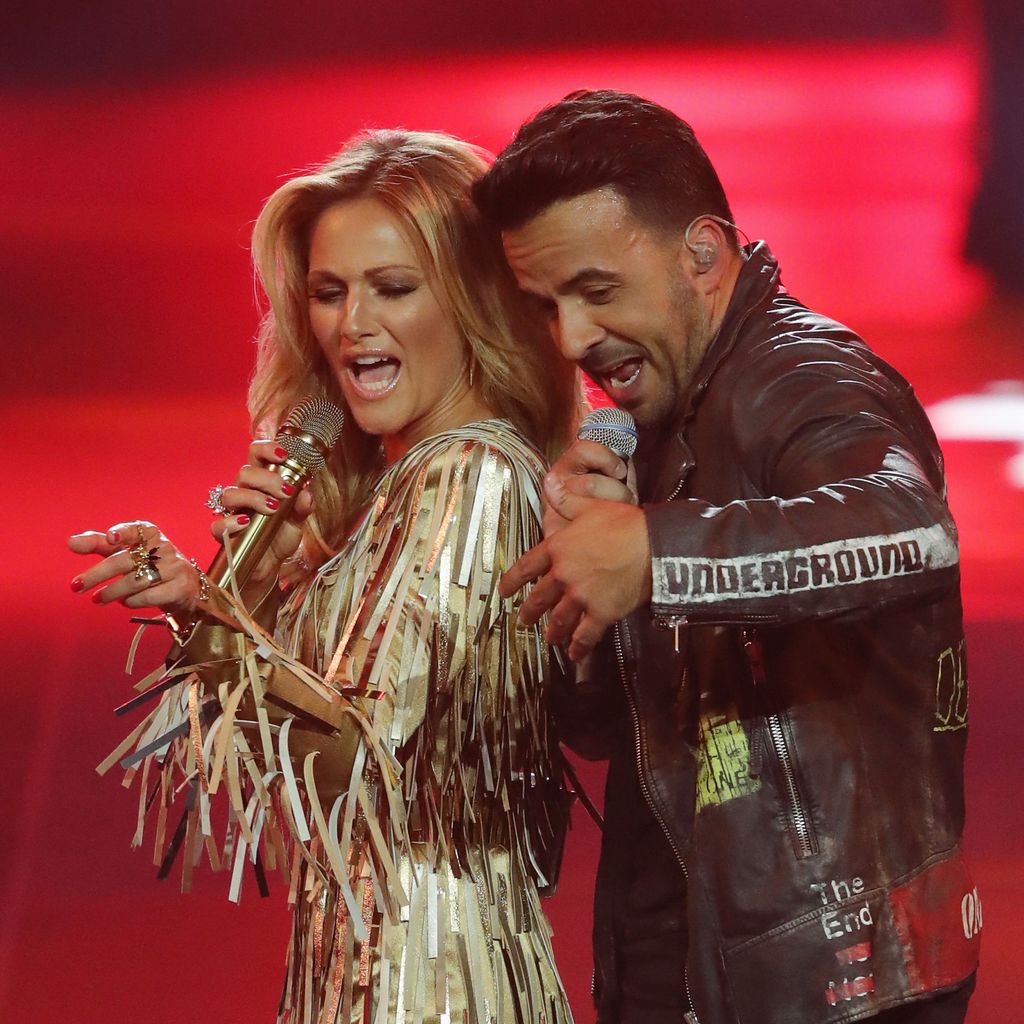 Helene Fischer und Luis Fonsi beim Echo 2018