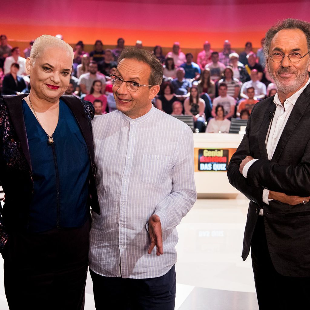 Hella von Sinnen, Wigald Boning und Hugo Egon Balder bei "Genial Daneben"