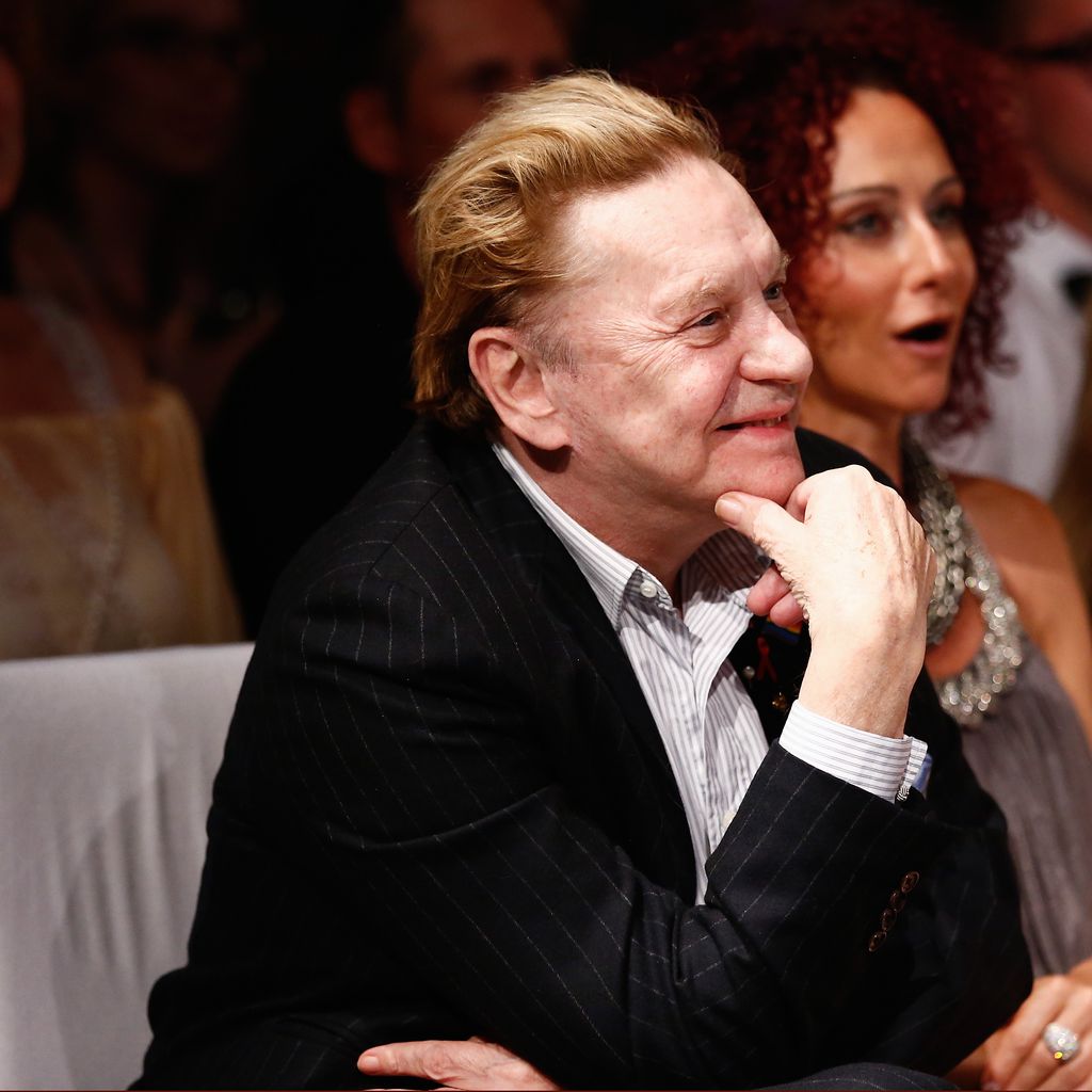 Helmut Berger bei einer Fashion-Show im Jahr 2014