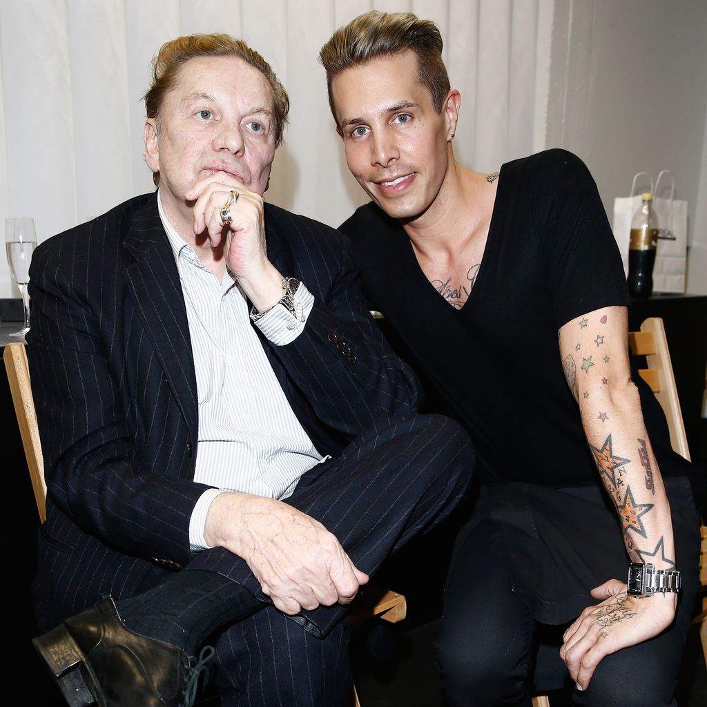 Helmut Berger und Florian Wess bei der GarconF Fashion Show in Köln