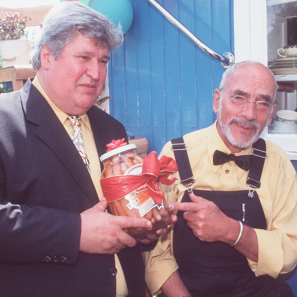 Helmut Krauss und Peter Lustig in "Löwenzahn"