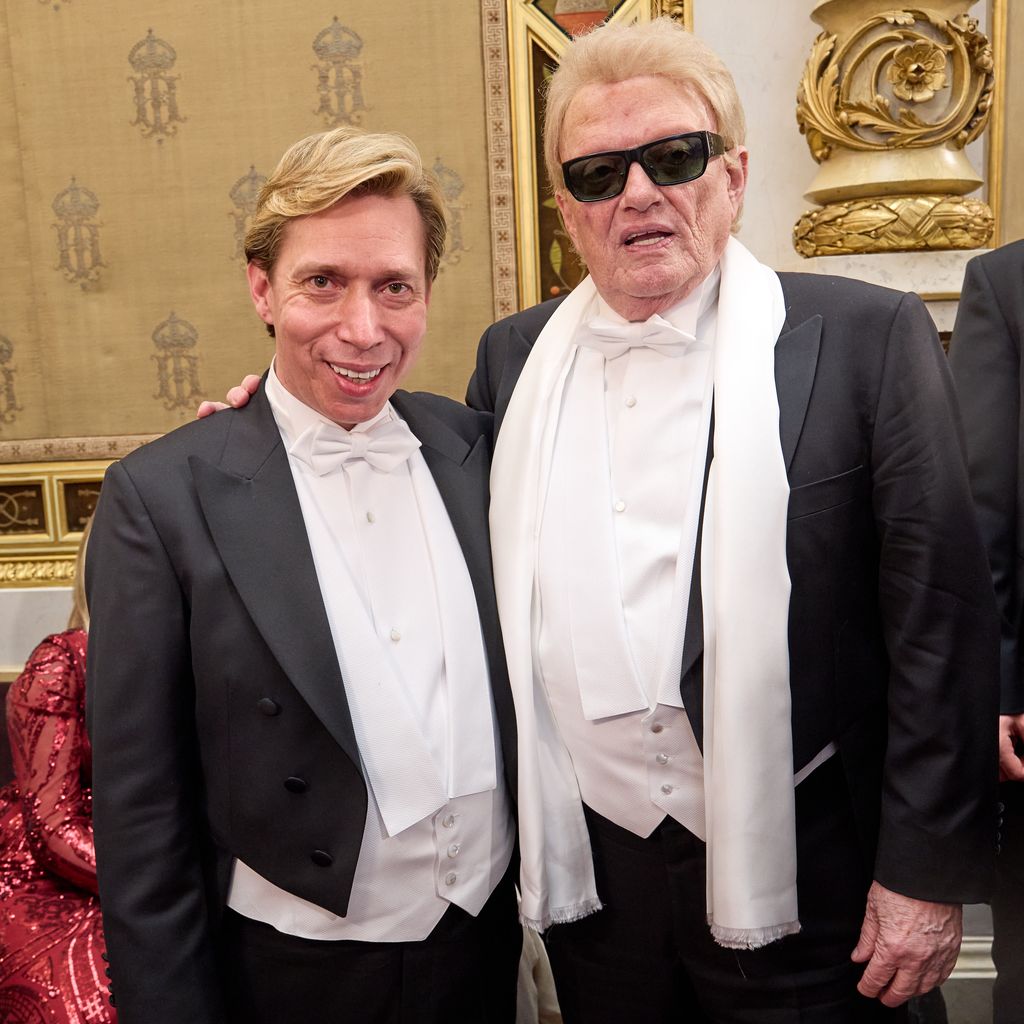 Helmut Werner und Heino beim Wiener Opernball 2024