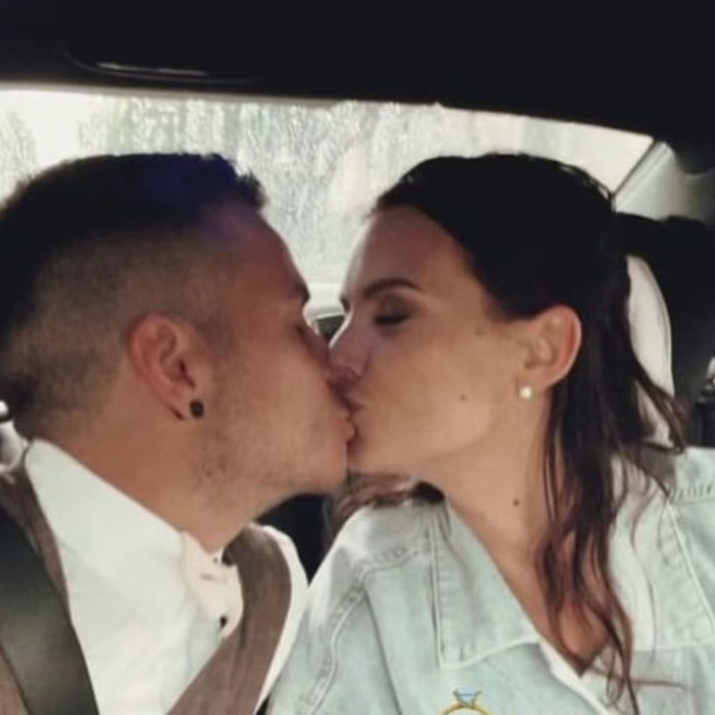 Henning und Denise Merten bei ihrer Hochzeit