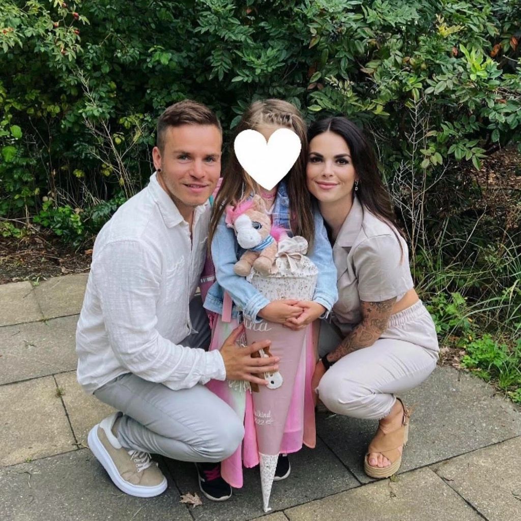 Henning, Denise und Juna Merten im August