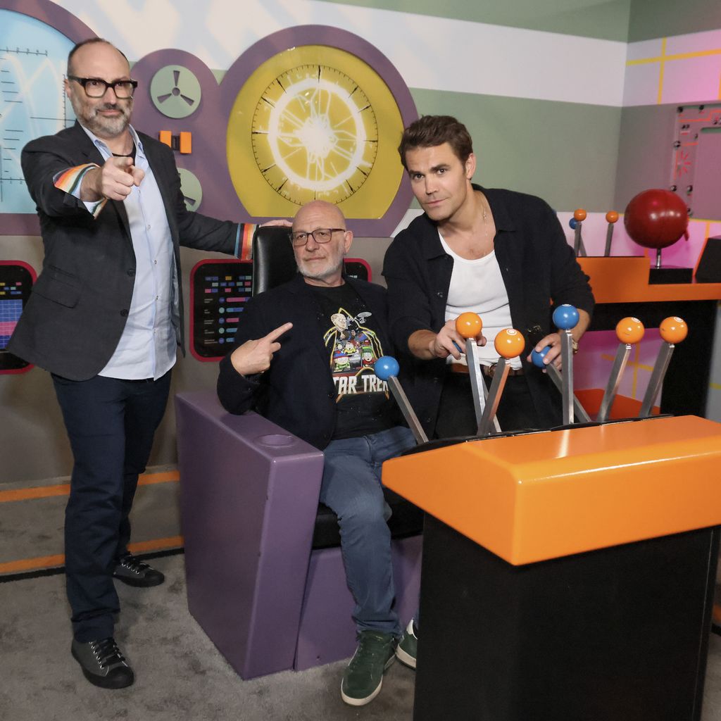 Henry Alonso Myers, Akiva Goldsman und Paul Wesley von "Star Trek: Strange New Worlds"