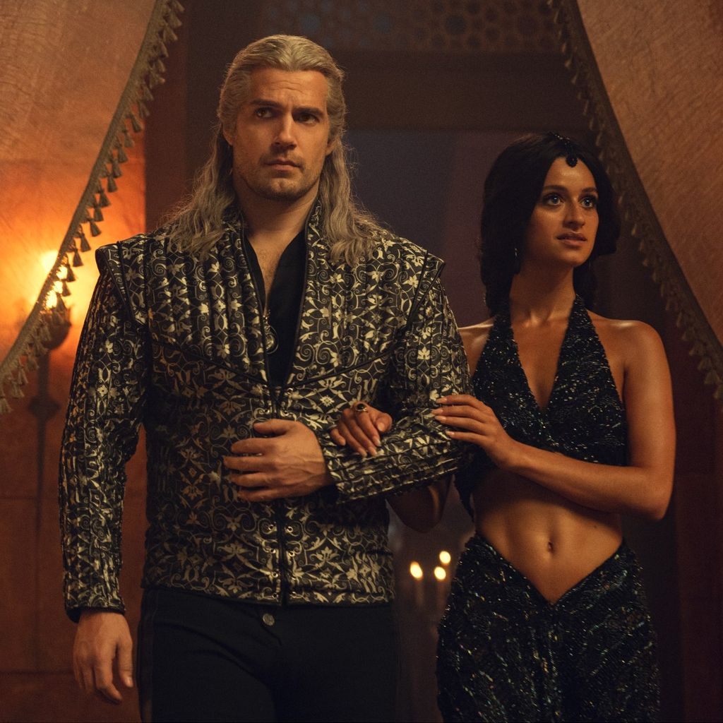 Henry Cavill und Anya Chalotra in der dritten Staffel "The Witcher"