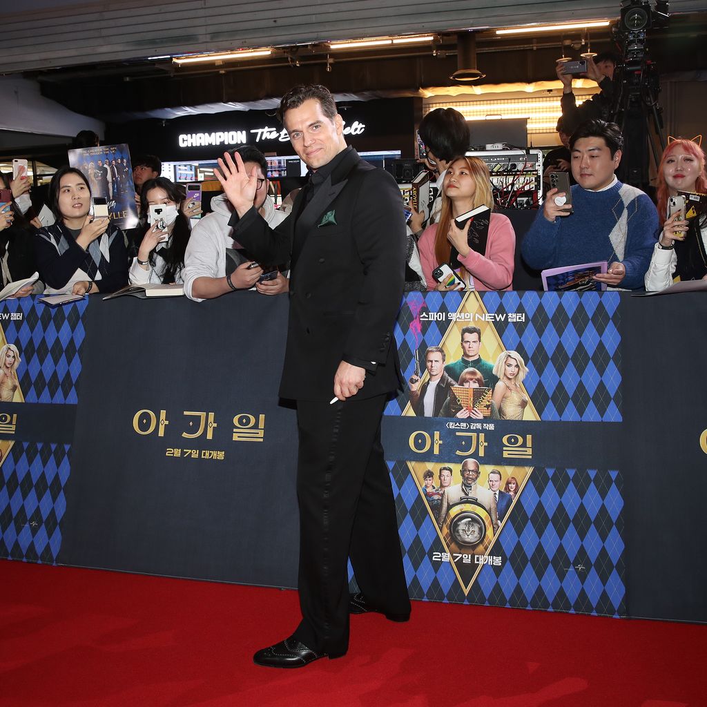 Henry Cavill bei der Premiere von "Argylle" in Seoul 2024